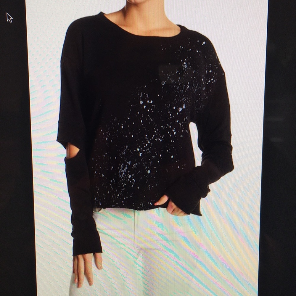 ISO Socialite Splatter sweatshirt Size L or XL
